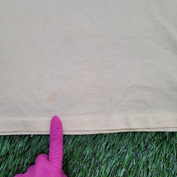 Vintage 90s Mickey-Mouse Polo Shirt M/L 21x26 Yellow Cartoon - Picture 8 of 16